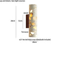 GobekUsa LED Wall Lights for Dining Room Stair Bedroom Stone Terrazzo Wood - Wabi Sabi Aesthetic