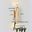 GobekUsa LED Wall Lights for Dining Room Stair Bedroom Stone Terrazzo Wood - Wabi Sabi Aesthetic