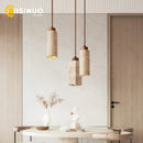 Wabi-Sabi Yellow Stone Cave Pendant Light