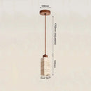 Wabi-Sabi Yellow Stone Cave Pendant Light