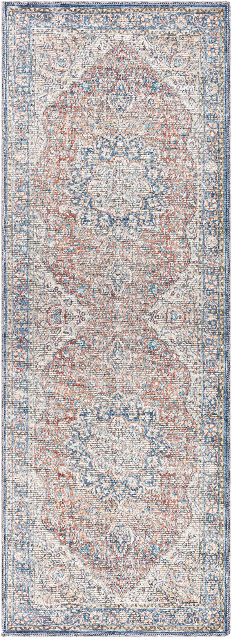 Wacousta Red&Blue Washable Rug - Promo