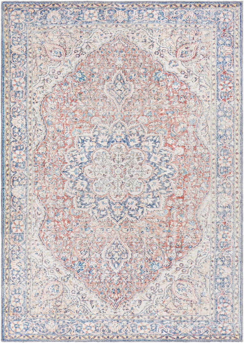 Wacousta Red&Blue Washable Rug - Promo