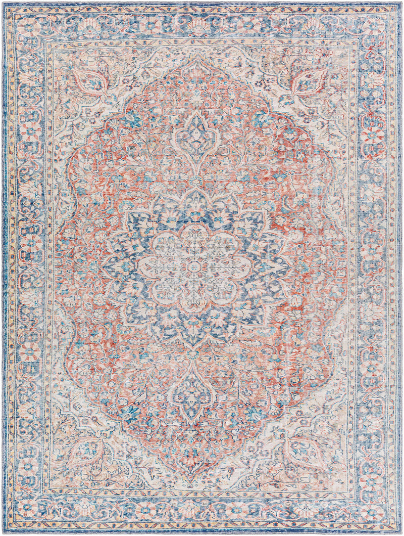 Wacousta Red&Blue Washable Rug - Promo