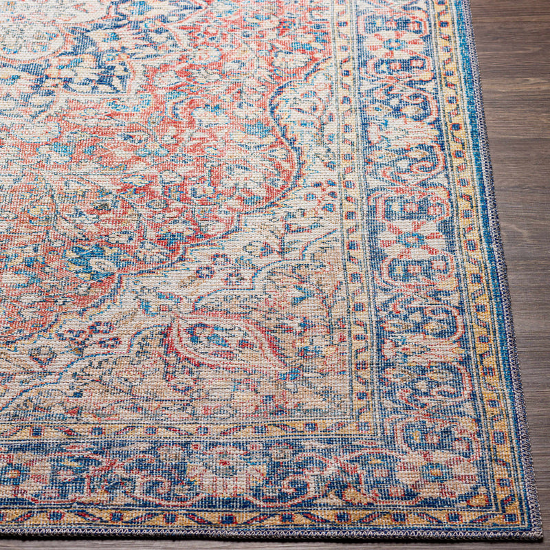 Wacousta Red&Blue Washable Rug - Promo