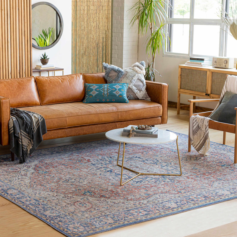 Wacousta Red&Blue Washable Rug - Promo