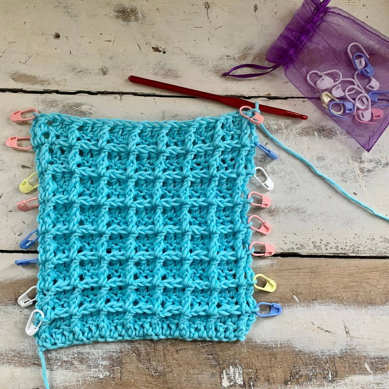 Waffle Stitch Washcloth Pattern