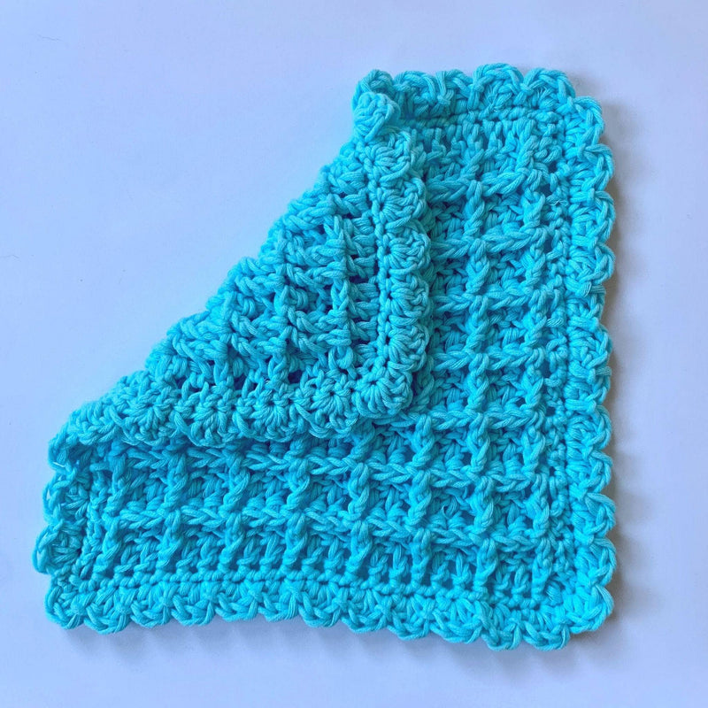 Waffle Stitch Washcloth Pattern