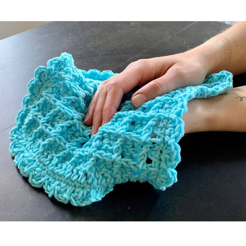 Waffle Stitch Washcloth Pattern