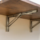Wakefield Foldable Workbench | Dark Wood Tabletop with Stainless Hardware | Heavy-Duty Table by StoreYourBoard