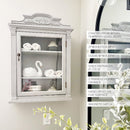 Baroque Elegance Wall Mounted Cabinet with Magnetic Door by Decor Steals