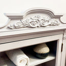 Baroque Elegance Wall Mounted Cabinet with Magnetic Door by Decor Steals