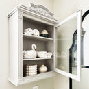 Baroque Elegance Wall Mounted Cabinet with Magnetic Door by Decor Steals