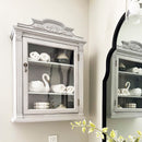 Baroque Elegance Wall Mounted Cabinet with Magnetic Door by Decor Steals
