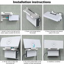 Wall Mount Kit for Starlink Gen 3 Router & Power Adapter