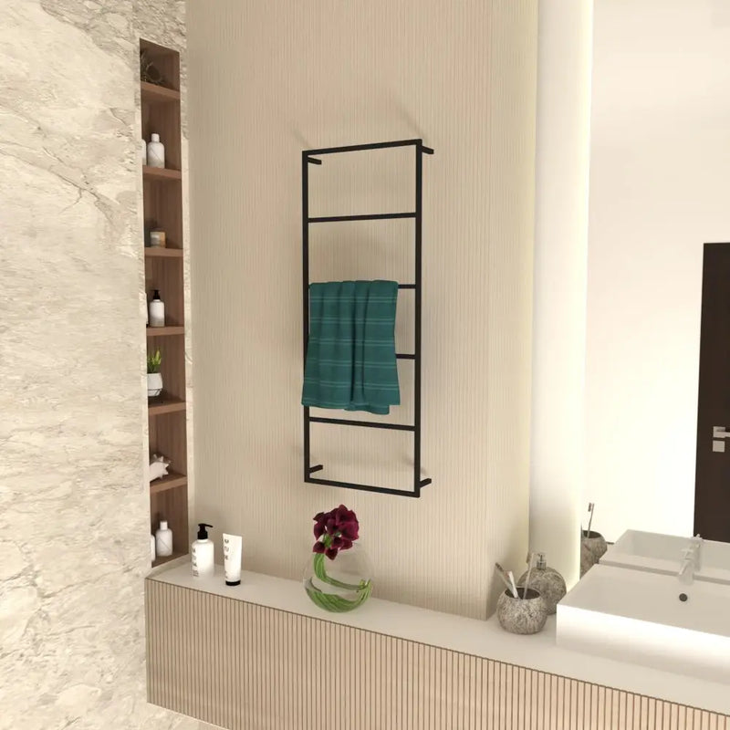 Wall Mounted 6 Tier Towel Rack & Holder