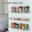 GobekUsa Wall Mounted Transparent Storage Rack for Figures