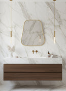 Gold Wall Brass Mirror - Triangle Mirror