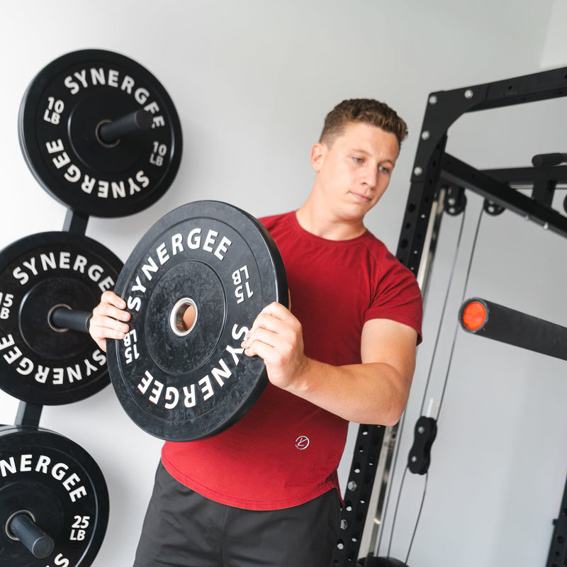 Synergee Weight Plate Wall Storage Rack