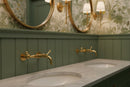 Wall Mounted Faucet - Unlacquered Brass Bathroom Faucet