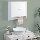 Wall Mounted Bathroom Storage Medicine Cabinet with Towel Bar by LJGDeals