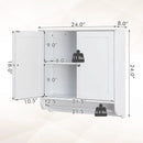Wall Mounted Bathroom Storage Medicine Cabinet with Towel Bar by LJGDeals