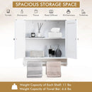 Wall Mounted Bathroom Storage Medicine Cabinet with Towel Bar by LJGDeals