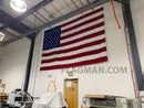 WallSafe™ Polyester Wall-Mounted American Flag | Reinforced Edge Grommets | Made in USA by Flagman of America