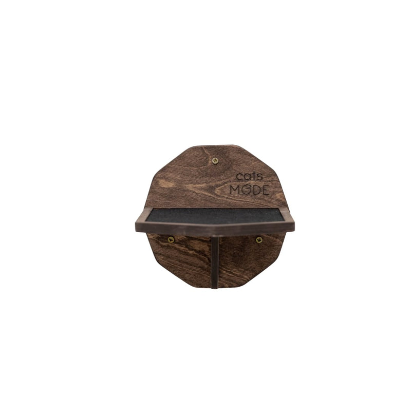 Wooden Hexagon Step - Dark Walnut, photo 3 of 4