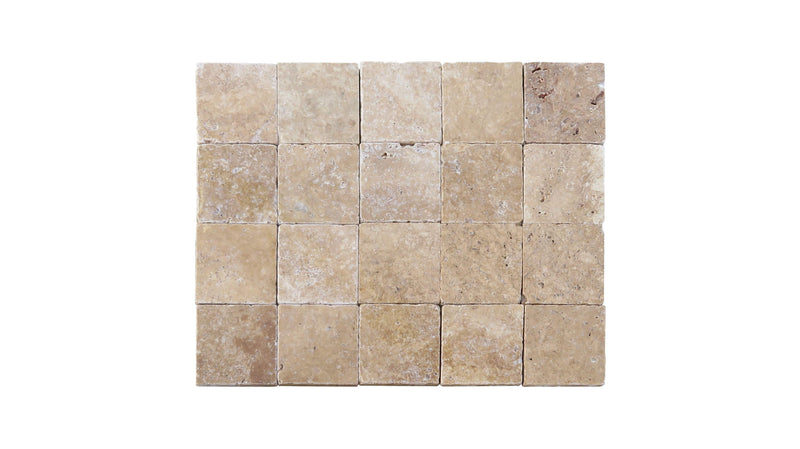 Walnut Tumbled Travertine Tiles