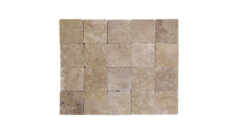 Walnut Tumbled Travertine Tiles