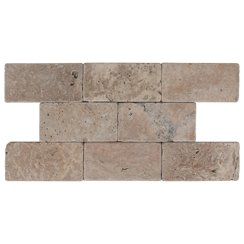 Walnut Tumbled Travertine Tiles