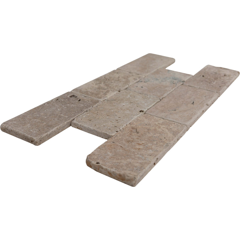 Walnut Tumbled Travertine Tiles