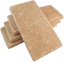 Walnut Travertine 3" x 6" Tumbled Tile
