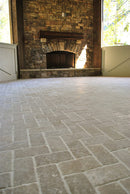 Walnut Travertine 4" x 4" Tumbled Tile