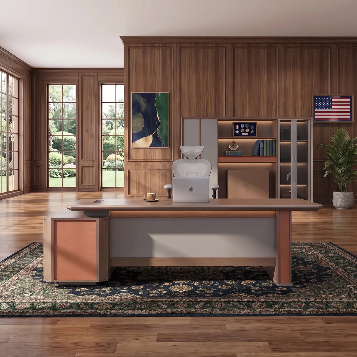 Walsh · Modern L-Shaped Executive Desk, photo 3 of 8