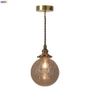 GobekUsa Cracked Glass LED Pendant Light for Cafe Bar Kitchen Living Room