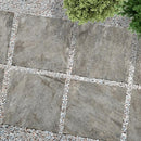 Warm Gray Natural Stone Look Porcelain Pavers 24x24