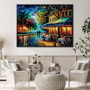 Warm Paris Nights Canvas