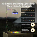 Warm & rgb 10m waterproof led light strip outdoor tent string light by Decorbites
