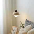 GobekUsa Cave Stone Pendant Light Ceiling Hanging Lamp for Bedroom and Dining Room