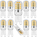 Warm white & cool white g9 led bulb living room light by Decorbites