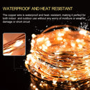 Warm white copper wire led string lights bedroom usb decoration by Decorbites