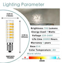 Warm white g9 led corn bulb kitchen chandelier light by Decorbites