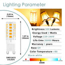 Warm white g9 led corn bulb kitchen chandelier light by Decorbites