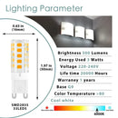 Warm white g9 led corn bulb kitchen chandelier light by Decorbites