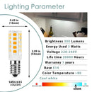Warm white g9 led corn bulb kitchen chandelier light by Decorbites