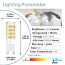 Warm white g9 led corn bulb kitchen chandelier light by Decorbites