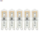 Warm white g9 led corn lights 5 pack for chandeliers bedroom by Decorbites