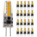 Warm white glass g4 led bulb kitchen replacement light by Decorbites