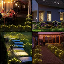 GobekUsa Warm White Solar LED Firework Lights